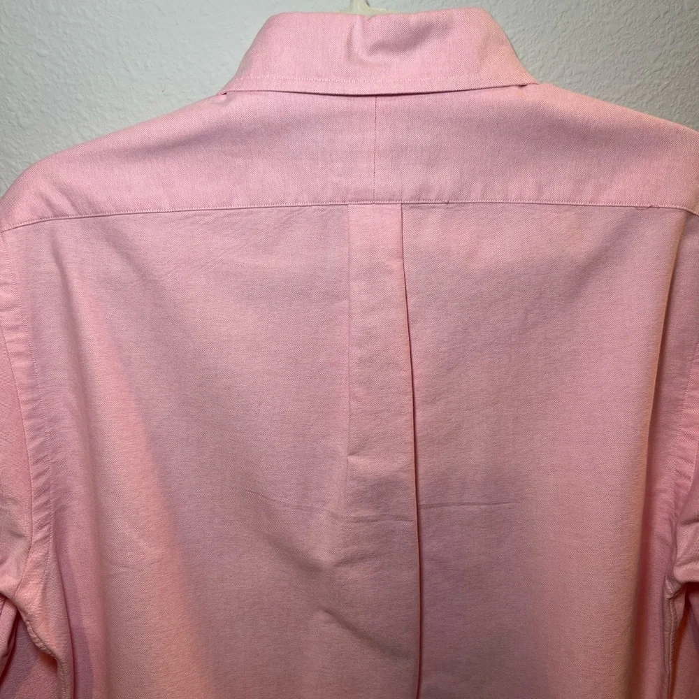 Polo Ralph Lauren Slim Fit Stretch Oxford Pink Shirt Size M - Picture 7 of 14